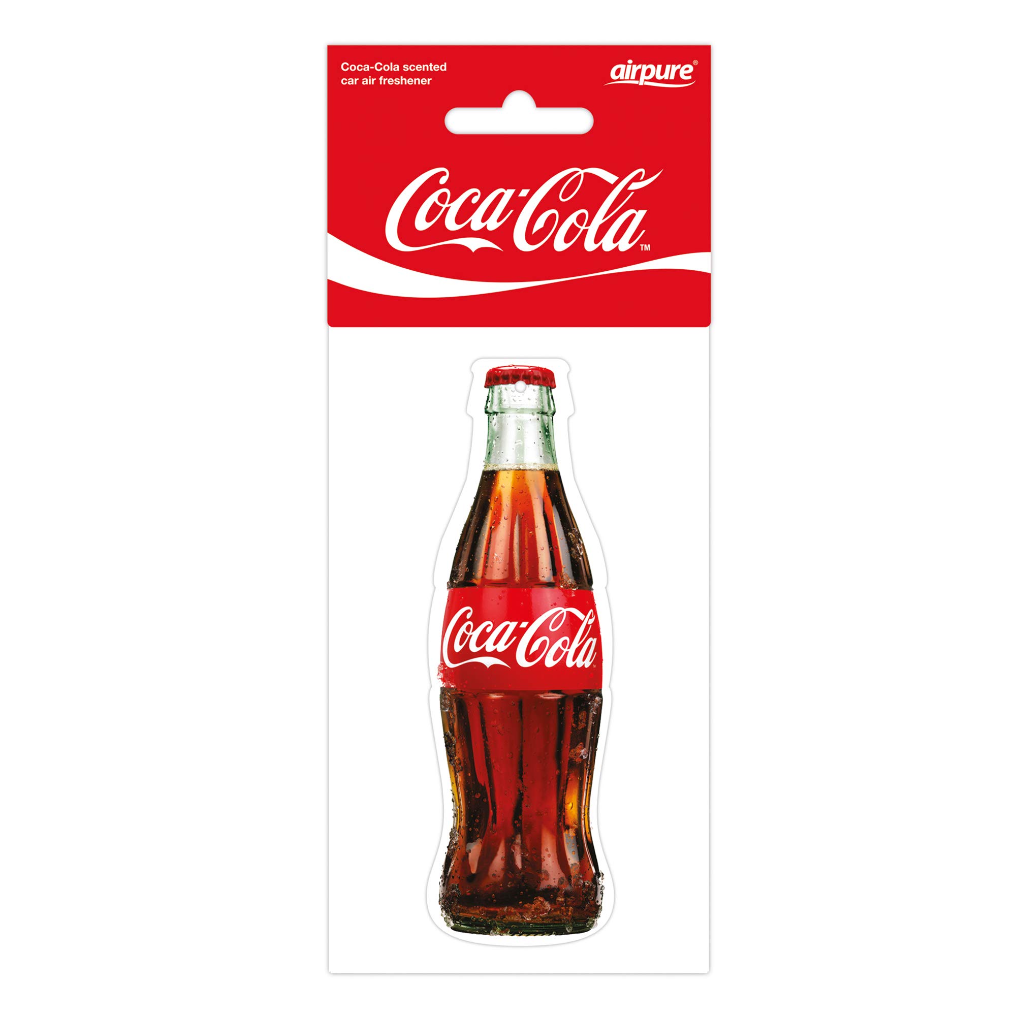 airpure CC-PB-O-730 Coca-Cola Original Bottle Car Air Freshener, red, 0