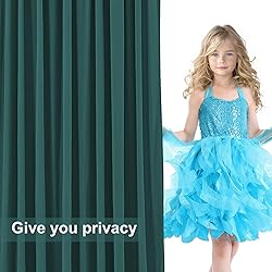 8 Panels Hunter Green Backdrop Curtains for Wedding