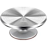 Ohuhu Cake Stand, Aluminium 12''Cake Turntable Decorating Bakery Supplies - BPA-Free Frosting Spinner Rotating Revolving Lazy Susan Perfect Gifts