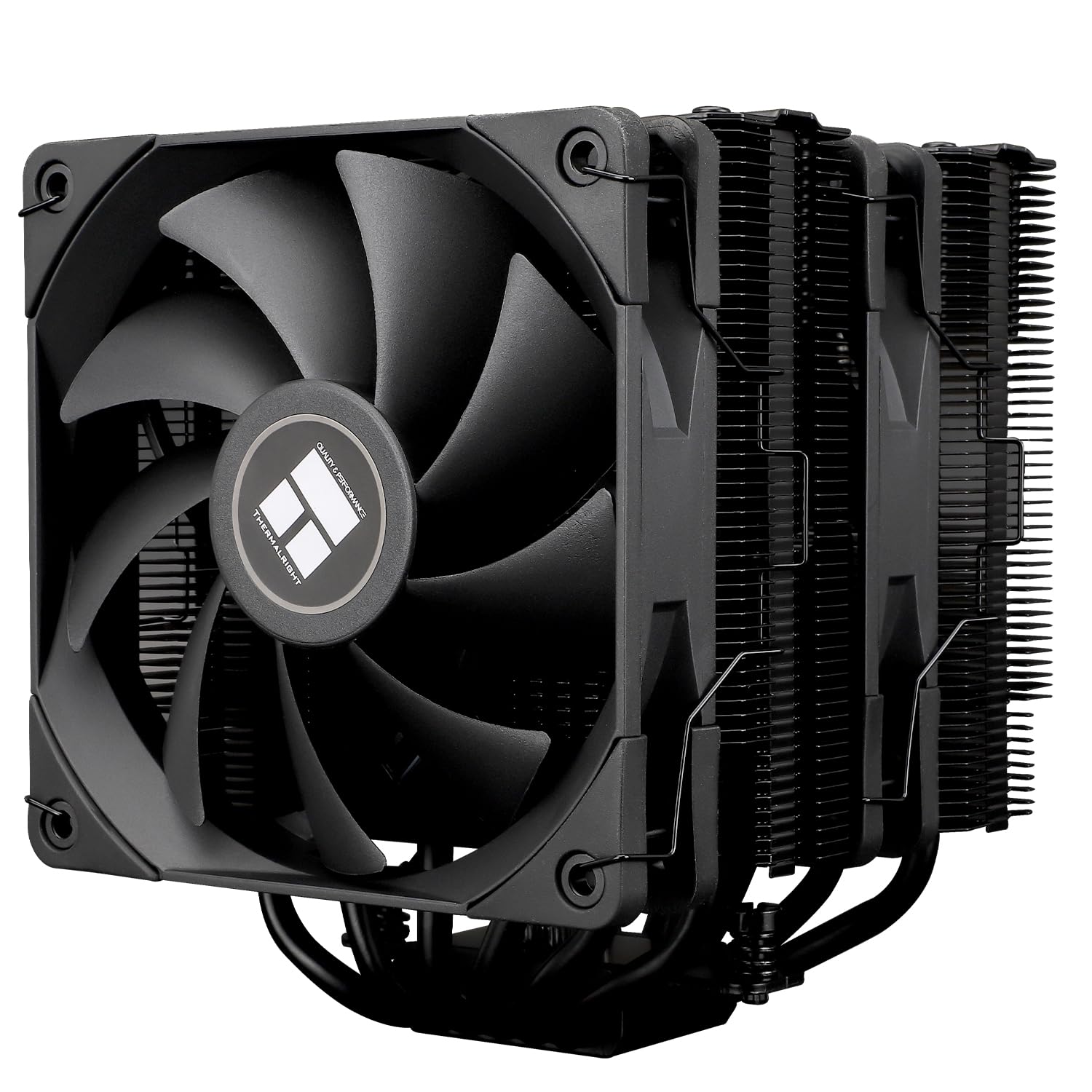 Photo 1 of Thermalrlght Peerless Assassin 120 Black CPU Air Cooler, 6 Heat Pipes,Dual 120mm TL-C12B PWM Fan, Aluminium Heatsink Cover, AGHP 4.0 Technology, for AMD AM4 AM5/Intel LGA 1700/115X/1851/1200/2066/2011