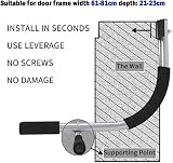Vivo Technologies Multi-Grip Chin-Up Bar 61-81cm Doorway No Drilling Padded view 2