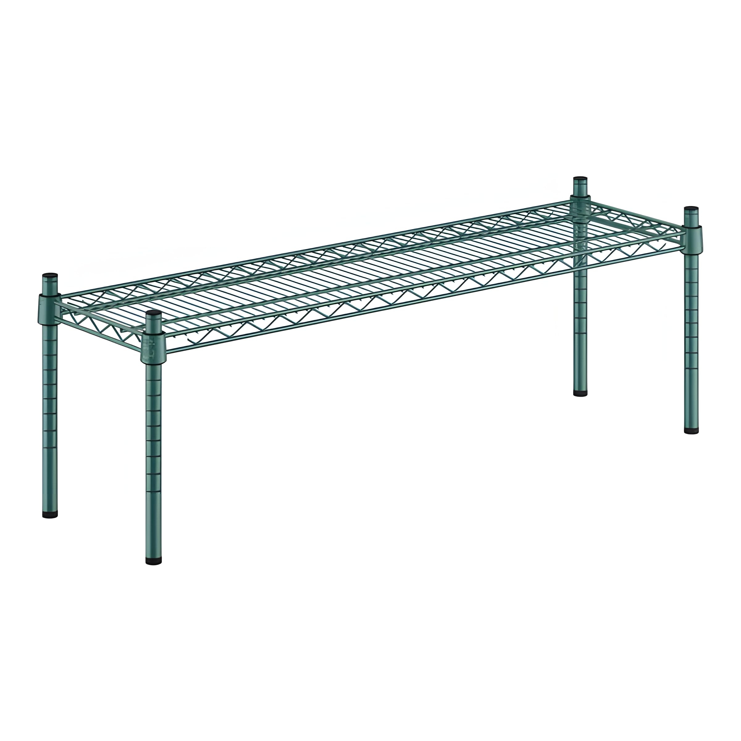 Zedfire 12" x 42" x 14" Green Epoxy Wire Storage