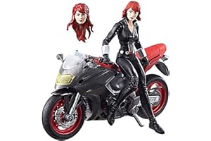 Marvel Legends Series 6-inch Black Widow with Motorcycle