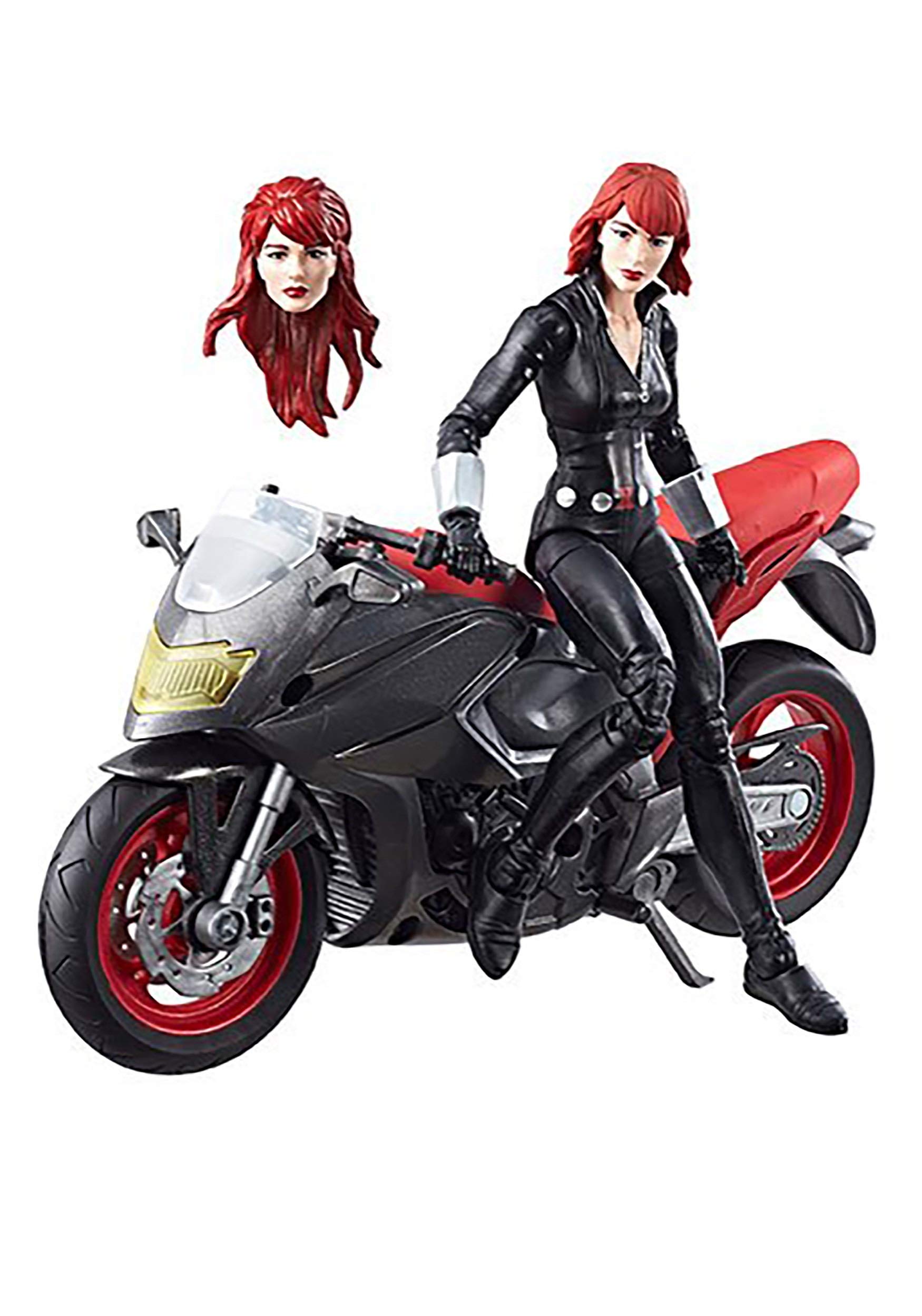 Marvel Legends: Avengers Infinity War - Black Widow and Motorcycle Set 15cm Action Figure