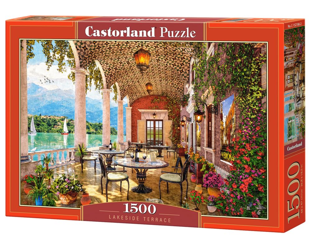 Castorland Puzzle 1500 Pieces: Terrace by The Lake