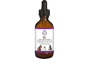C60 PURPLE POWER C60 Power for Pets - C60 in Organic MCT Coconut Oil, Natural Wellness Support for Dogs & Cats, Pure Carbon Fullerenes, Promotes Healthy Aging, Energy, & Mobility - 2 fl oz Bottle