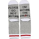 TSOTMO 2 Pairs Football Socks Please Do Not Disturb I’m Watching The C Socks Gift For Football Lover