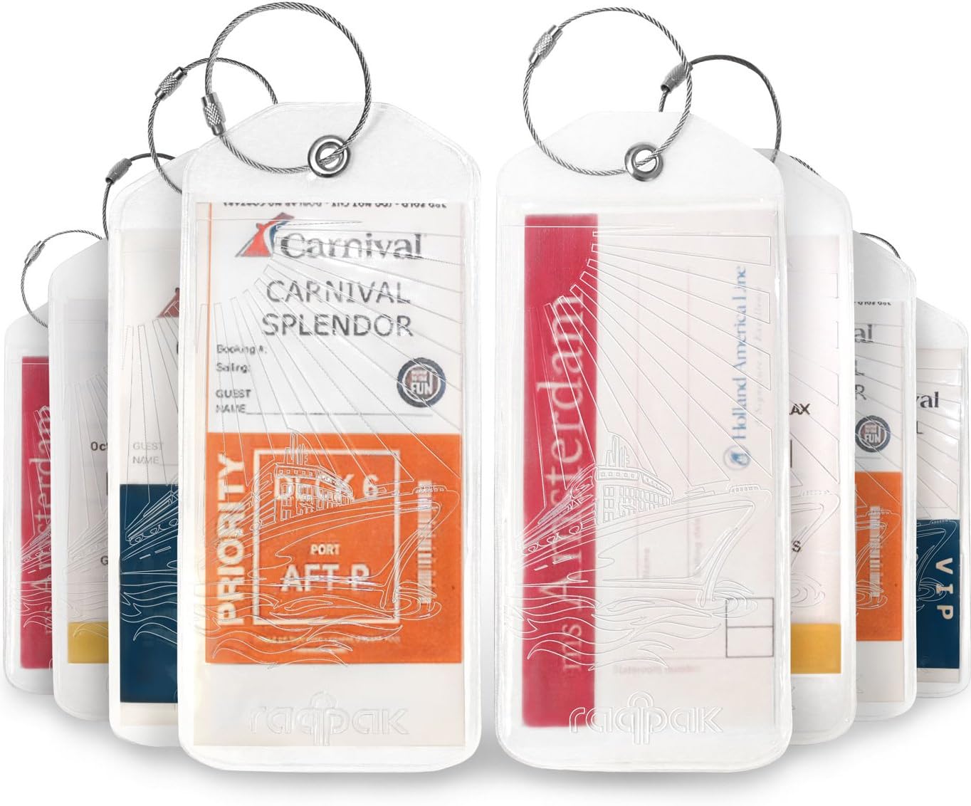 cruise luggage labels