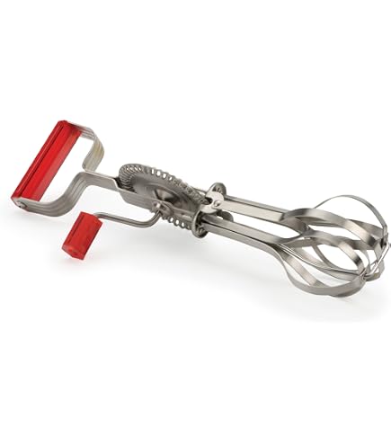 Batteur Manuel OXO Good Grips - Fouet Inox Pour Œufs, Crème | Poignée Ergonomique, Lavable Lave-Vaisselle