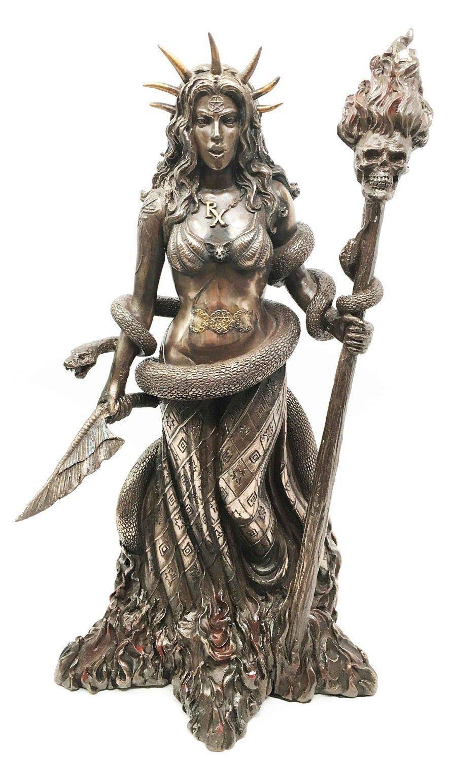 Figurine 10.5" Height Greek Goddess Sorceress Witchcraft Hecate Hekate Witch