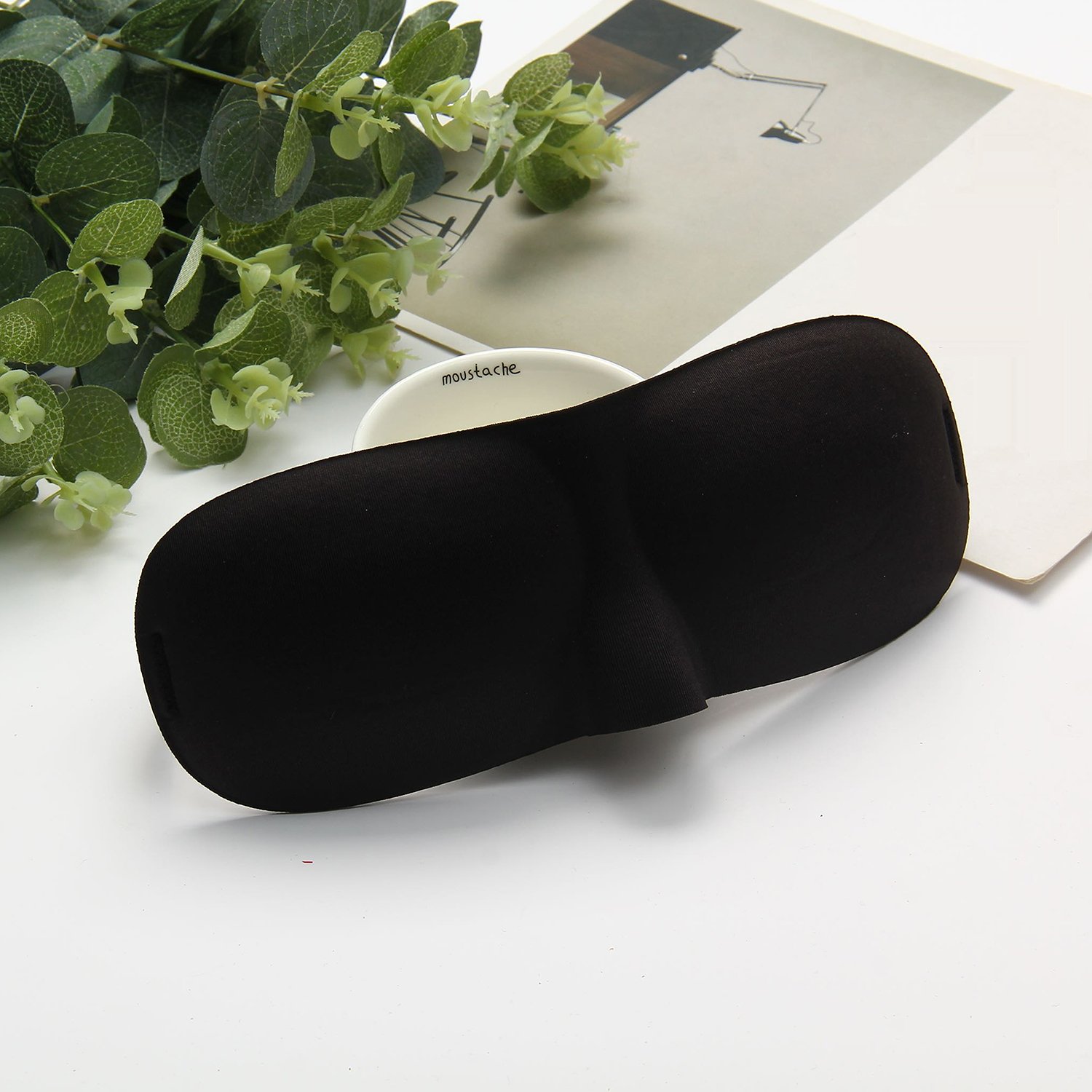 Eye Mask for Sleeping, CHC 3 Pack Sleep Mask with Adjustable Strap 3D Contoured Shape Good Night Eyeshade for Women, Men, Soft Blindfold Great for Travel Naps, Meditation