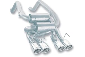 BORLA 11744 Axle-Back System for 2005-2008 Chevrolet Corvette (C6) 6.0L/ 6.2L V8 AT/MT 2 Dr. Coupe/Convertible. Will Fit Vehicles With And Without NPP. BORLA System Does NOT Contain NPP Valves.