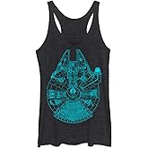 STAR WARS Blue Falcon Women's Racerback Tank Top