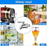 QINGHEC 304 Stainless Steel Water Dispenser Tap 16mm Universal Spigot view 2