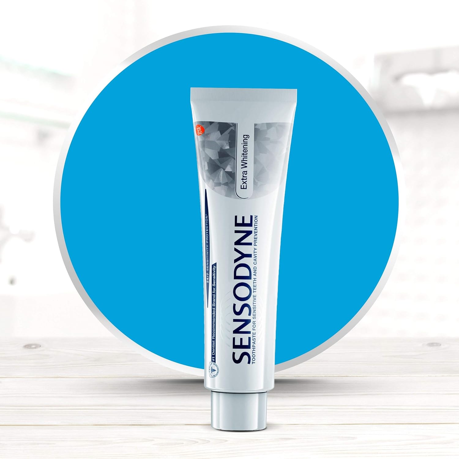 Sensodyne Extra Whitening Toothpaste for Sensitive Teeth, Cavity Prevention and Sensitive Teeth Whitening - 4 Ounces : Beauty