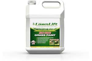Lawnlift Ultra Concentrated (Green) Grass Paint 64oz. Covers up to 2000 sq feet* Coverage Will Vary depending on Condition of Grass, Sprayer Setting, Dilution Ratio and Desired Shade.