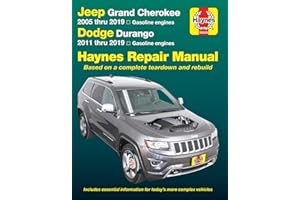 Jeep Grand Cherokee 2005 thru 2019 and Dodge Durango 2011 thru 2019 Haynes Repair Manual: Based on complete teardown and rebu