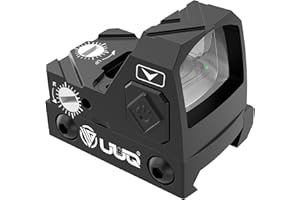 UUQ Mini Reflex Red Dot Sight Shake Awake Optic Sight for Rifles, Pistols and Shotguns 2MOA,12 Brightness Adjustment Red Dot Scope,Suitable for RMR or 20mm Picatinny/Weaver Rail…