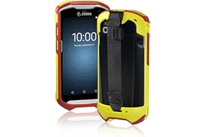 IYOUBOL TC51 TC52 TC56 TC57 TC510K Case with Hand Strap - Protective & Ergonomic for Zebra Handheld Barcode Scanners SG-TC5X-EXO1-01 SG-TC5X-EXONHS-01 (Red-Yellow Blend)