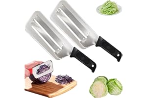 Cuchillo Triturador De Repollo, 2026 Upgraded Stainless Steel Cabbage Slicer, Stainless Steel Shredder Knife, Sharp Blades Du