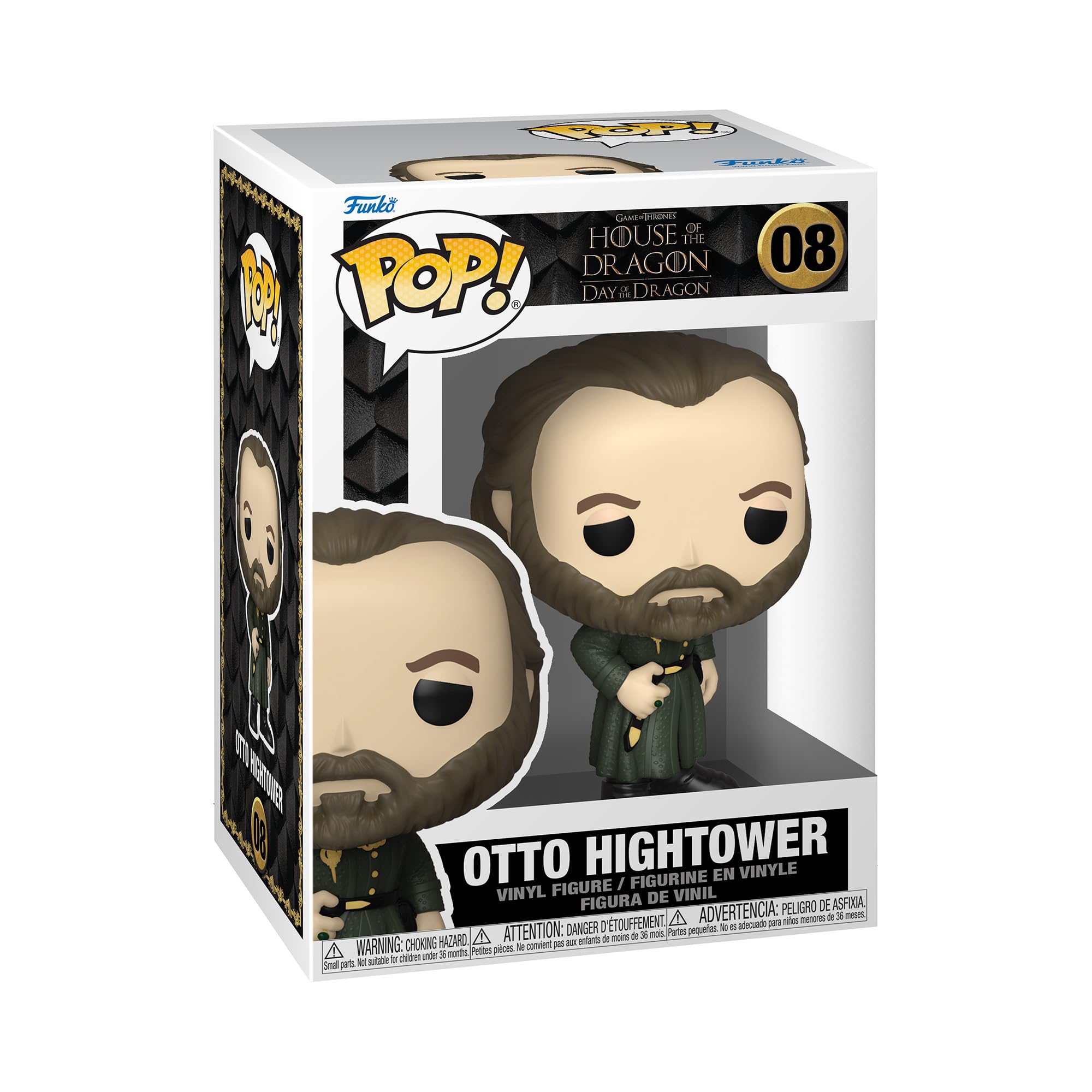 Funko POP! TV: HotD - Ser Otto Hightower Hightower - House Of the Dragon - Collectable Vinyl Figure - Gift Idea - Official Merchandise - Toys for Kids & Adults - TV Fans - Model Figure for Collectors