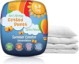 Rohi 4.5 Tog Cot Bed Duvet & Pillow Set Microfibre Anti-Allergy 120x150