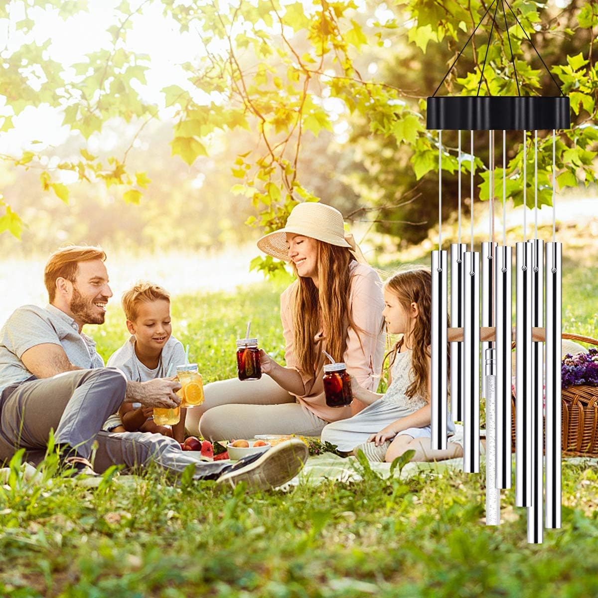 Kearui Solar Wind Chimes Light, Color-Changing Wind Chimes Outdoor, for Christmas Home Decor Gift, Patio Lights for Yard Housewarming Home Party Garden Decoration : Garden & Outdoor