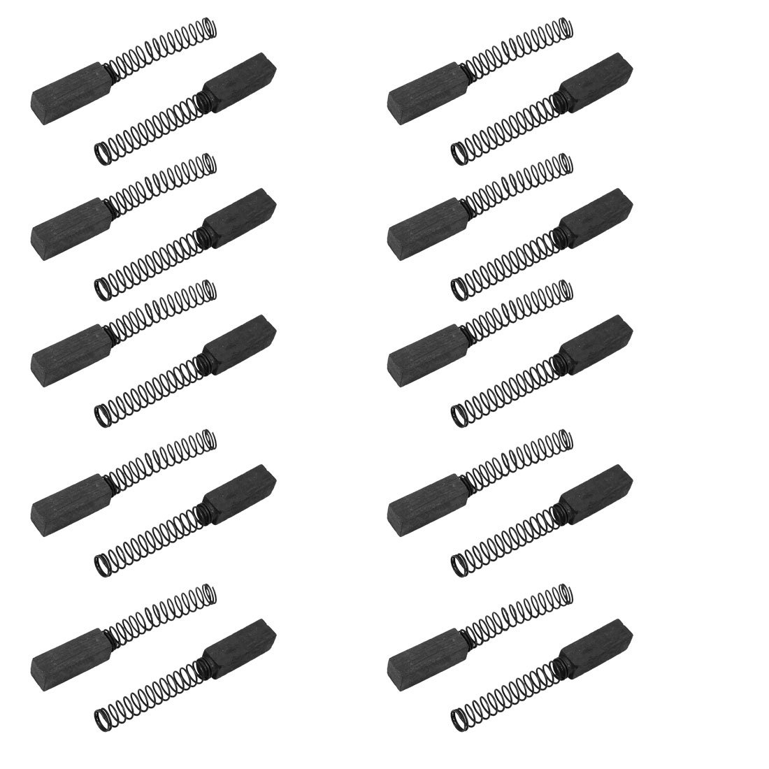 Sourcingmap 10 Pairs Replacement Carbon Brushes 4mm x 4mm x 13mm for Generic Electric Motor