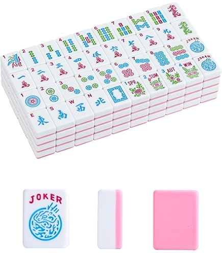 riichi♡です。 Amazon.com: DSNGEZ Japanese Riichi Mahjong Set, White and Yellow