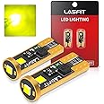 LASFIT194 LED Bulb, Extremely Bright T10 168 2825 W5W Wedge 3030 Chipsets 400 Lumens, Error Free for Car Interior Dome Map Door Courtesy Lights, Golden Yellow，12-24V