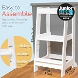 Stepup Baby Montessori Toddler Tower Adjustable Step White view 6