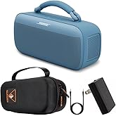 Bose SoundLink Max Bluetooth Speaker + Hard Shell Travel Case and USB Plug and AUX Cable
