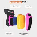 Thunderbolt Knee Pads Pro Double Gel Thick Foam Adjustable Non-Slip Straps view 4