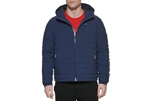 Tommy Hilfiger Mens Stretch Poly Hooded Packable JacketStretch Poly Hooded Packable Jacket
