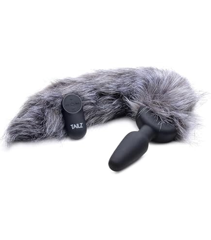 Amazon.com: Tailz Control remoto vibrante arco iris cola de caballo anal  Plug : Salud y Hogar