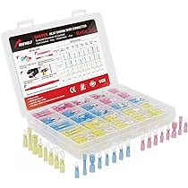 Qqmora Connecteur De Fil Thermorétractable 50 Pcs Thermorétractable Fil