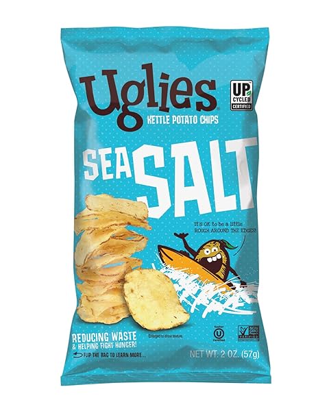 UGLIES KETTLE-COOKED POTATO CHIPS, GLUTEN-FREE SNACKS, KOSHER-FRIENDLY CHIPS,...