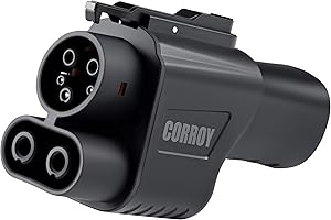 CORROY Tesla Supercharger NACS to CCS Adapter – 500A / 1000V – Fast Charge CCS1 EVs at Tesla Superchargers with Vortex Plug