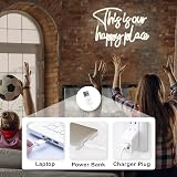 Looklight This is Our Happy Place Neon Sign Warm White Wall Decor view 6