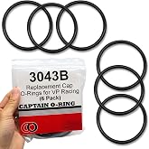 Captain O-Ring &ndash; Replacement 3043B O-Rings for VP Racing Fuels 3042 Gas Can/Utility Jug Caps (6 Pack)