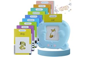 FUDRAGTN 510 Sight Words Talking Flash Cards for Toddlers, Learning Speech Therapy Autism Sensory Toys for Toddlers,Kindergarten Preschool Educational Toys for Kids