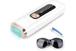 MEUKPE IPL Laser Hair Removal Device for Women Men at Home, Upgraded to 999,900 Flashes Permanent for Facial Legs Arms Bikini Line Whole Body Treatment (White Gold)