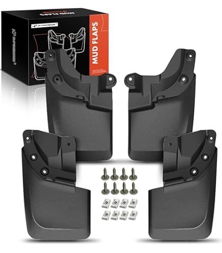 Splash Guards Kit, For Nissan X-Trail 2008-2023 Molded Custom Front And Rear Mudflaps Splash Guards Fender Flares Kit 4-PC Auto Accessories (Color : 2021~2023