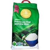 25 Pounds (LBS) Premium Thai Hom Mali Jasmine Rice | Endorsed By Pro Chefs | Four Elephants Brand | DIY Friendly Cooking Instructions Packaging