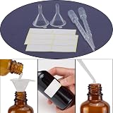 YIZHAO 100ml Clear Glass Dropper Bottles with Pipette 9Pcs Set view 5
