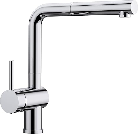 Amazon Com Blanco 514016 Linus S Vario Grifo De Cocina Superficie Metalica Cromado Color Plateado Home Improvement