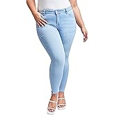YMI Womens YMI Jeans Women's Plus Sustainable Wannabettabutt Skinny Jeans