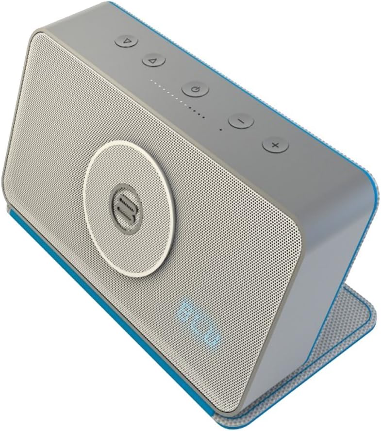 Bayan Audio Soundbook Portable Bluetooth Speaker (Silver/Turquoise