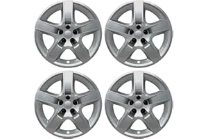 CAROLINA WHEEL COVER Premium Replica Hubcap Set, Replacement for Chevrolet Malibu 2008-2012, 17-inch Wheel Covers (4 Pieces)
