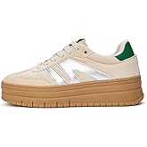 LUCKY STEP Women's Platform Gum Thick Sole Fashion Sneakers Classic Retro Rubber Low Top Casual Tennis Skate Walking Shoes